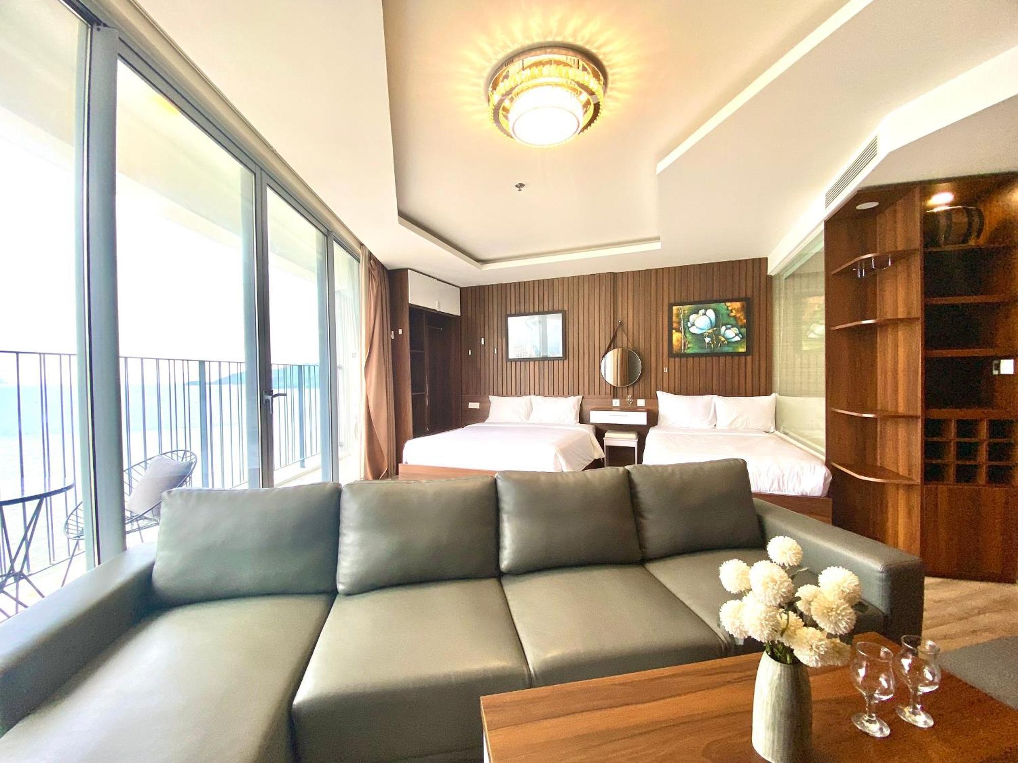 Panorama Ocean View Luxury Apartment Нячанг Экстерьер фото