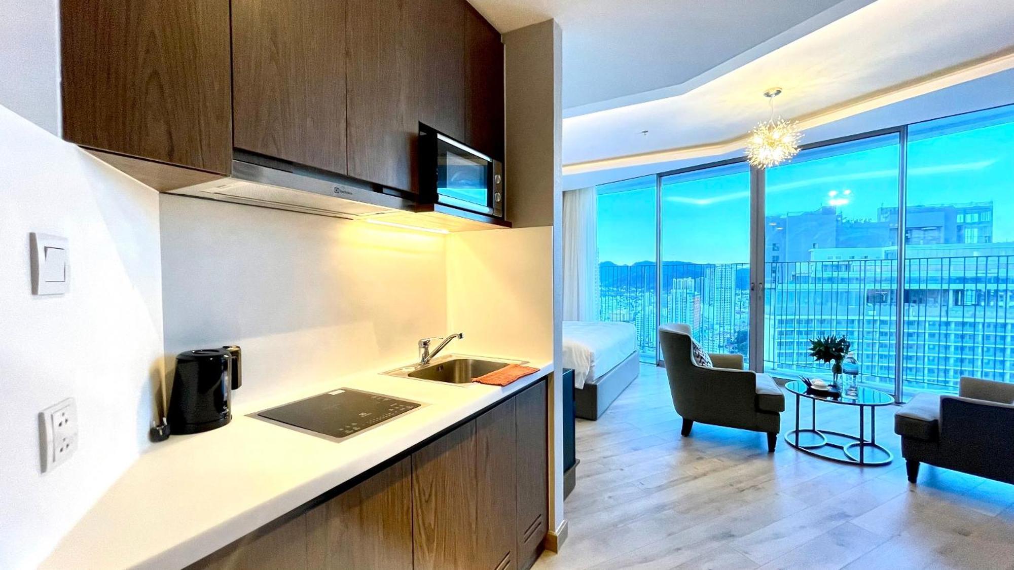Panorama Ocean View Luxury Apartment Нячанг Экстерьер фото